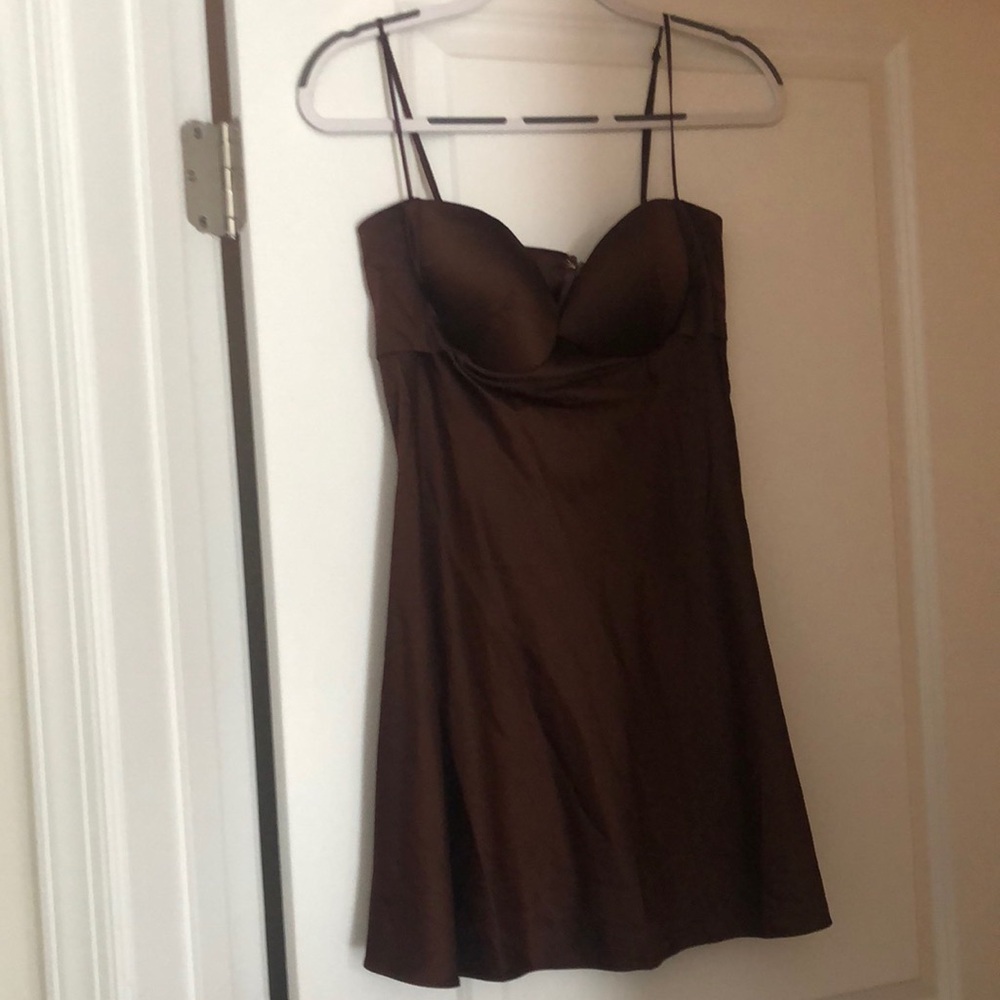 Oh Polly Satin Dress